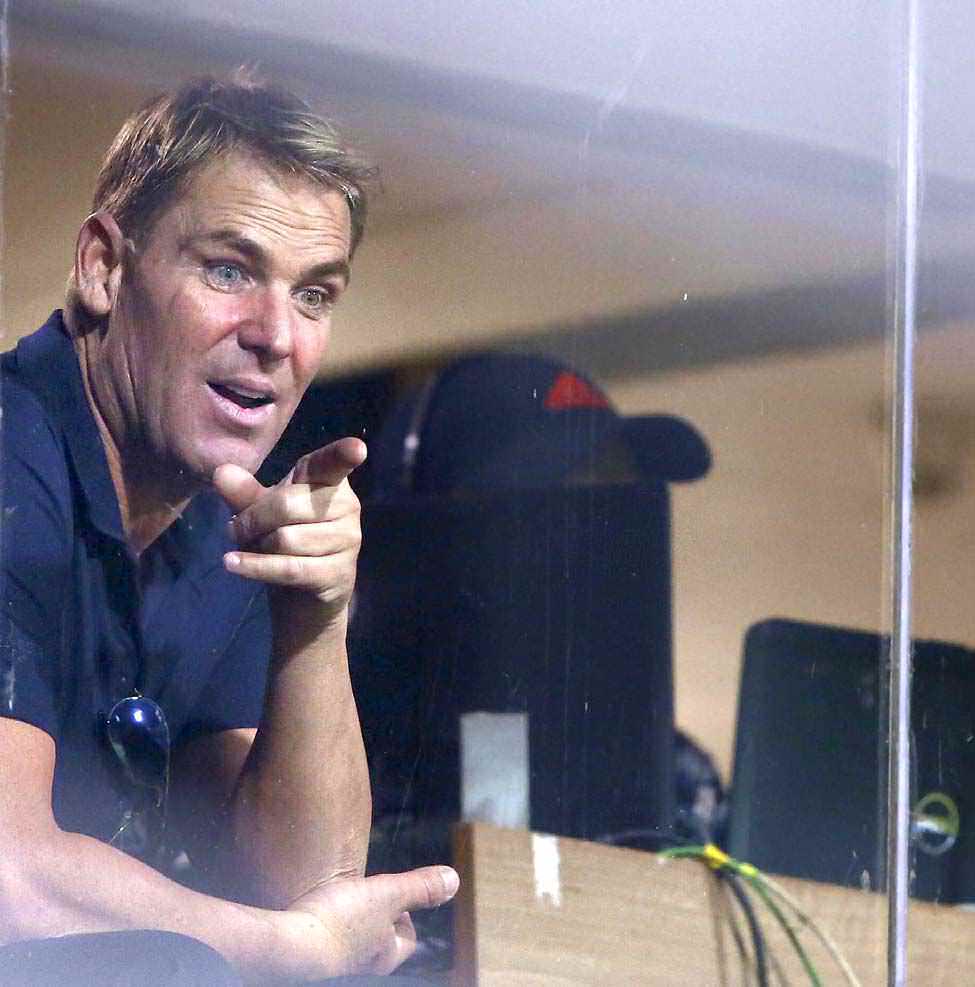 SHANE WARNE... pushing for the revival of Test cricket.