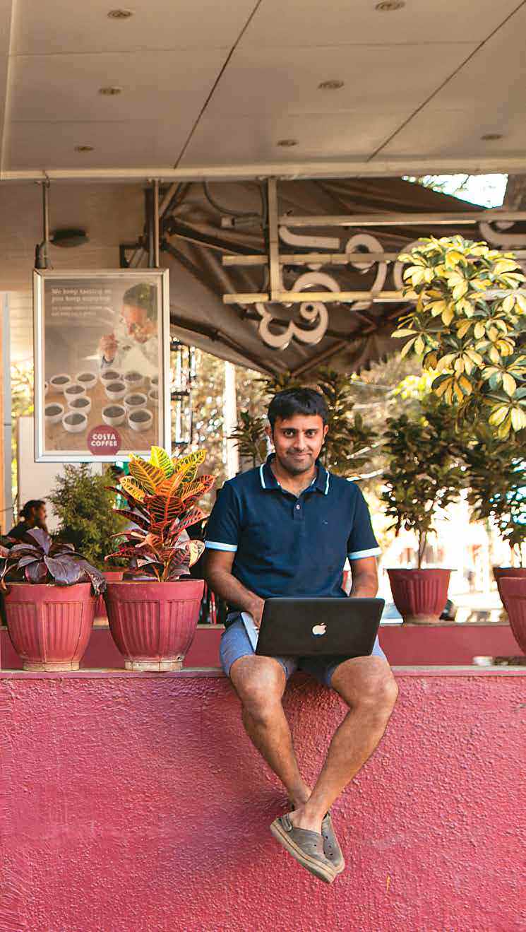 It CostA nothIng foOfys founder Akshay Kingar hard at work