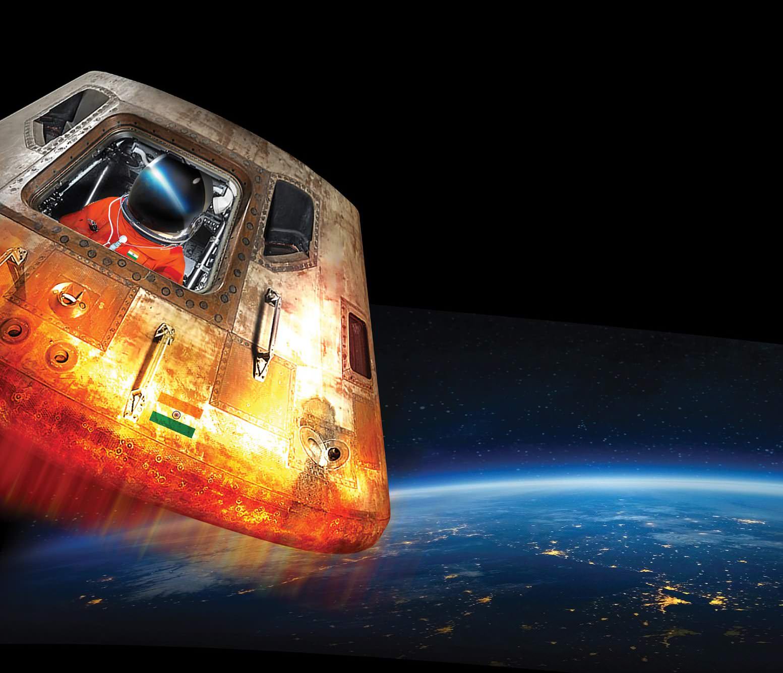 Photos Of Rakesh Sharma In Space Shuttle