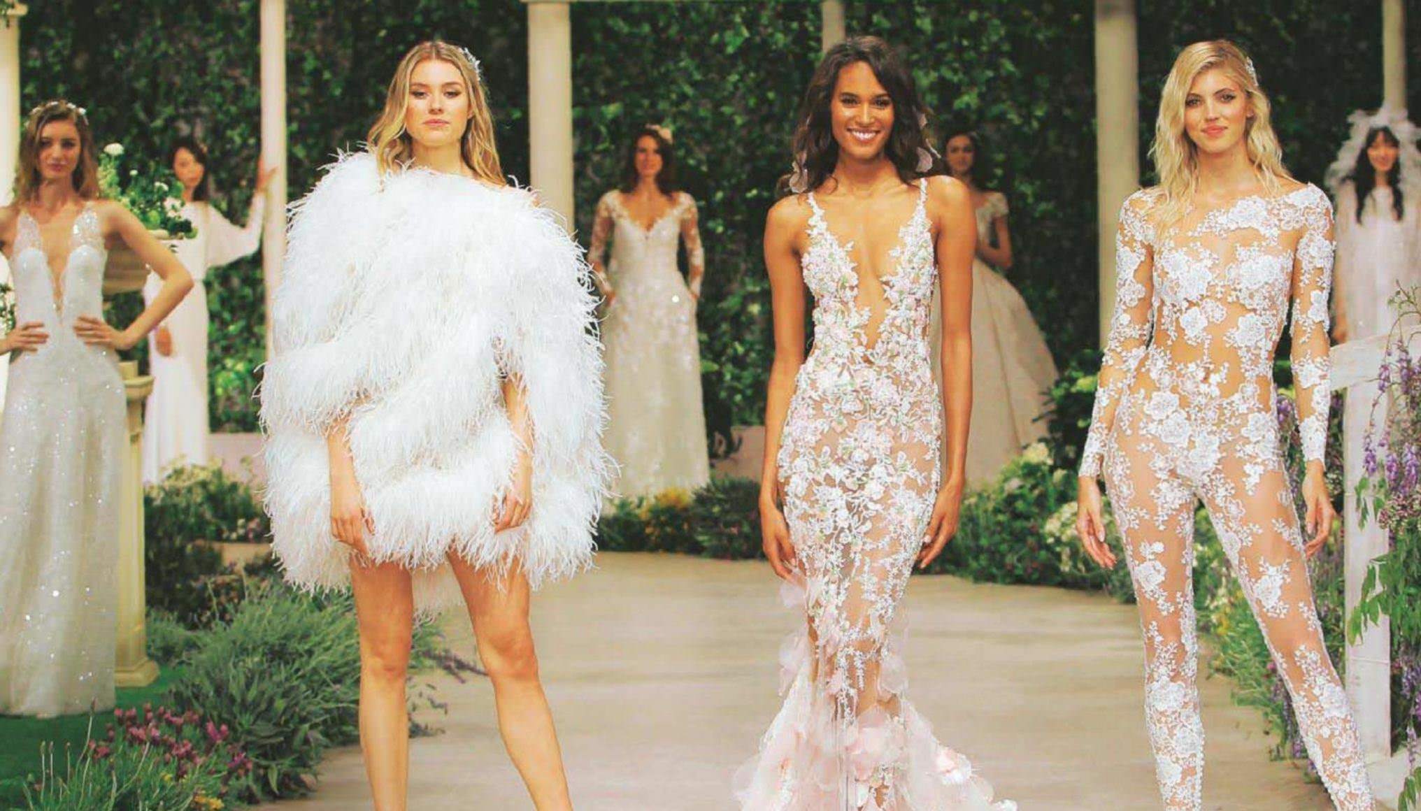 Sparking Wedding Talk Irina Shayk Is On Dazzling Form At The Pronovias Bridal Show