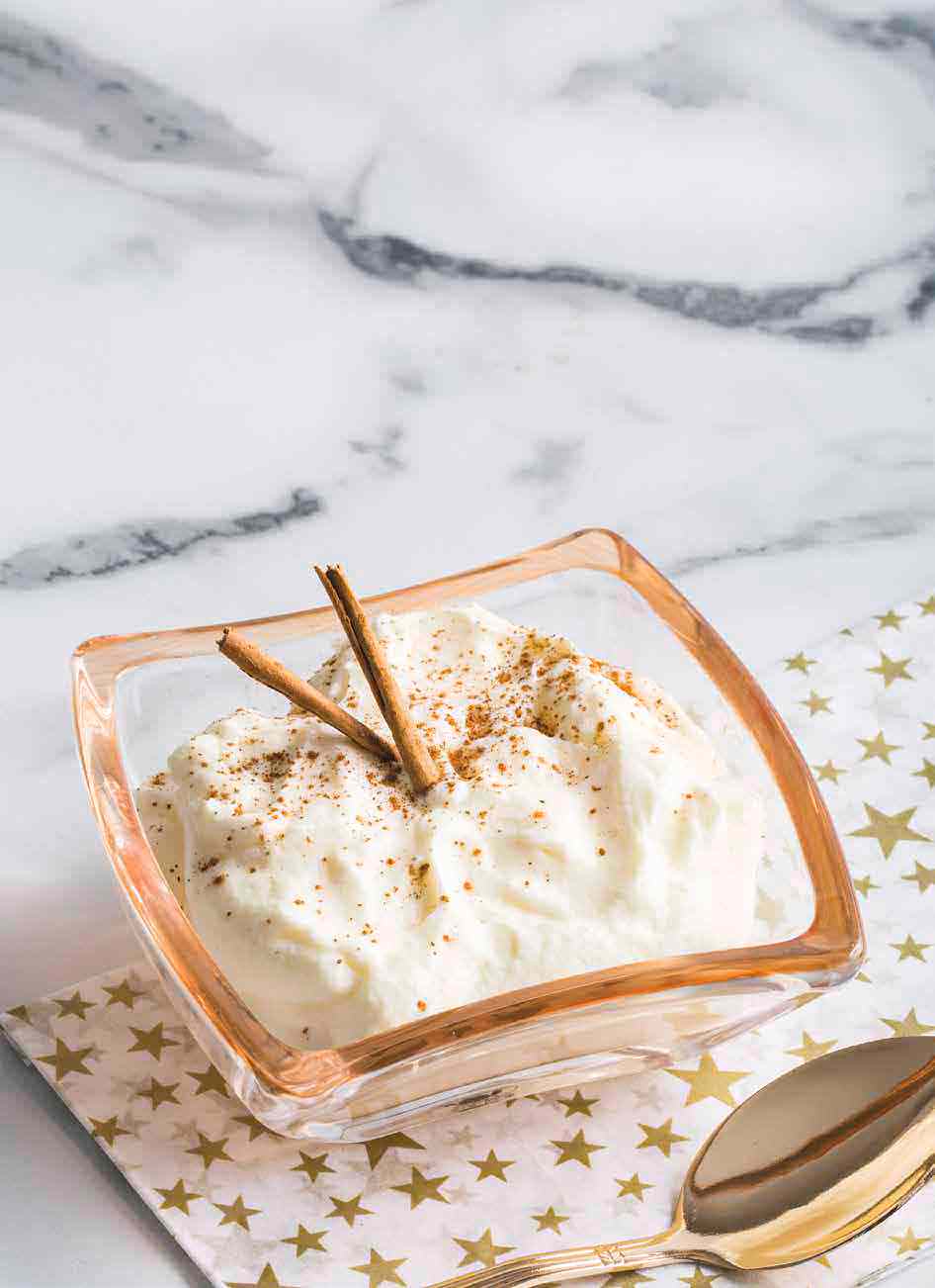 MOUSSE DE PONCHE DE HUEVO