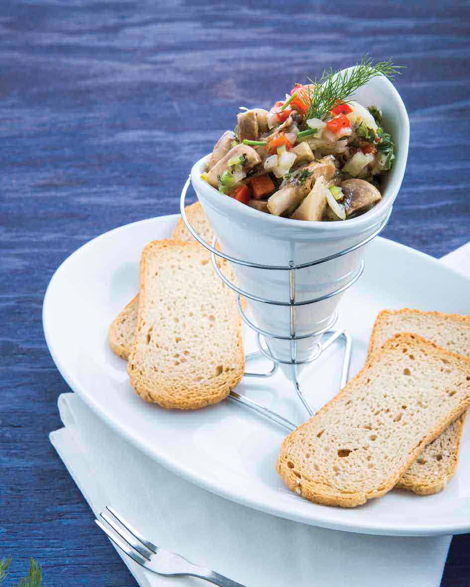 CEVICHE DE CHAMPIÑONES