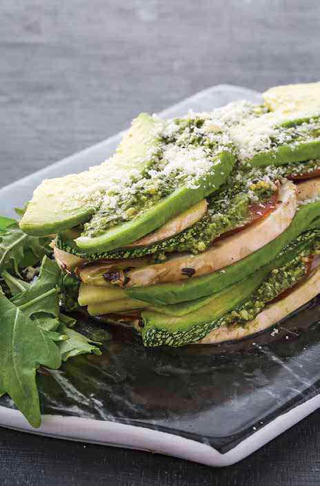 Lasagna de aguacate