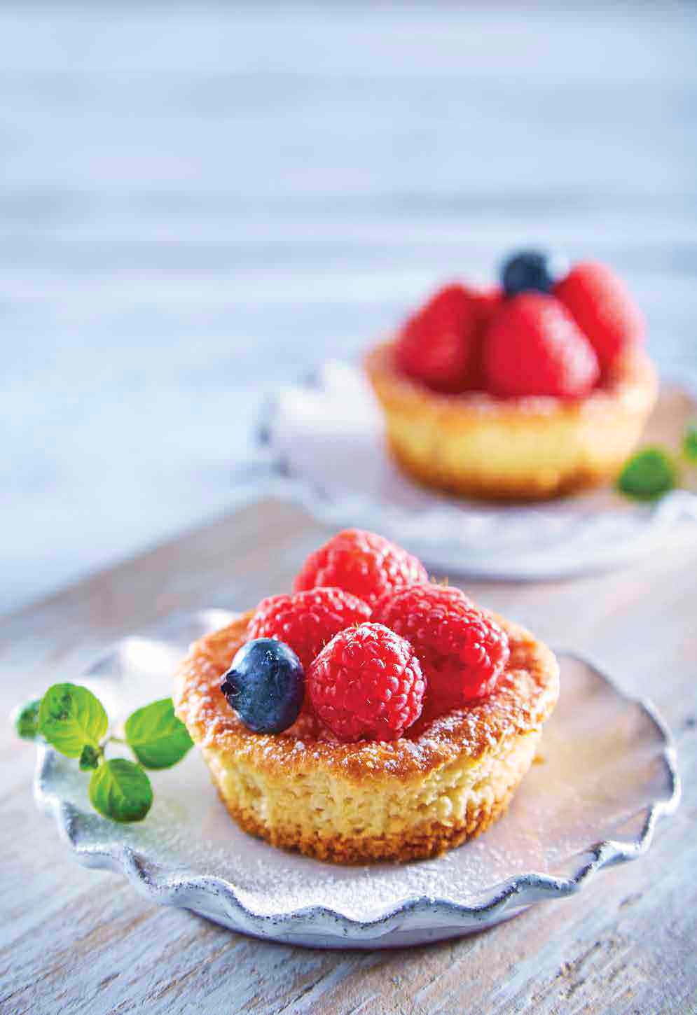 Mini cheesecake de frambuesa 