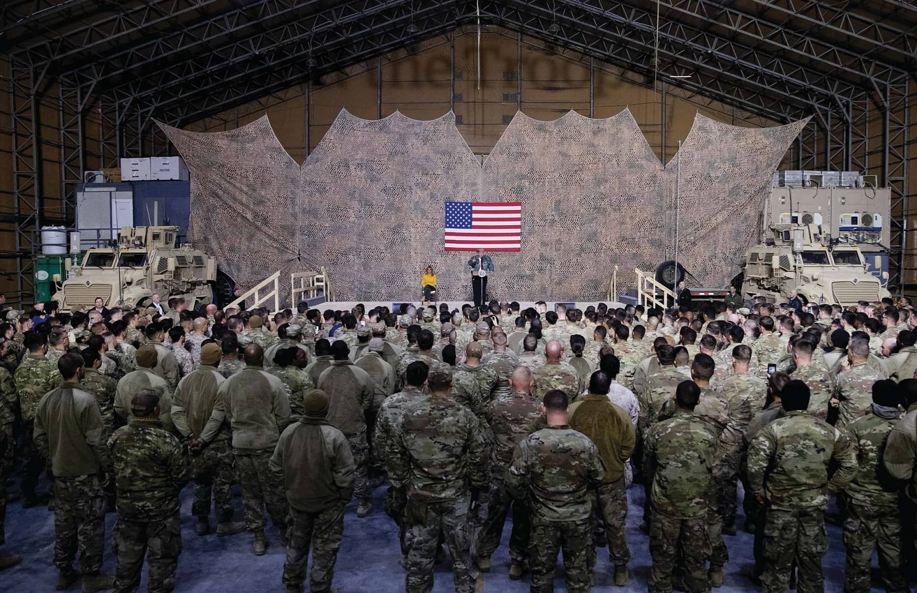 Trump And The Troops