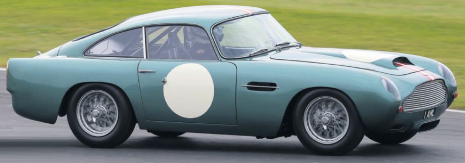 Continuation Aston DB4 Hits The Circuits