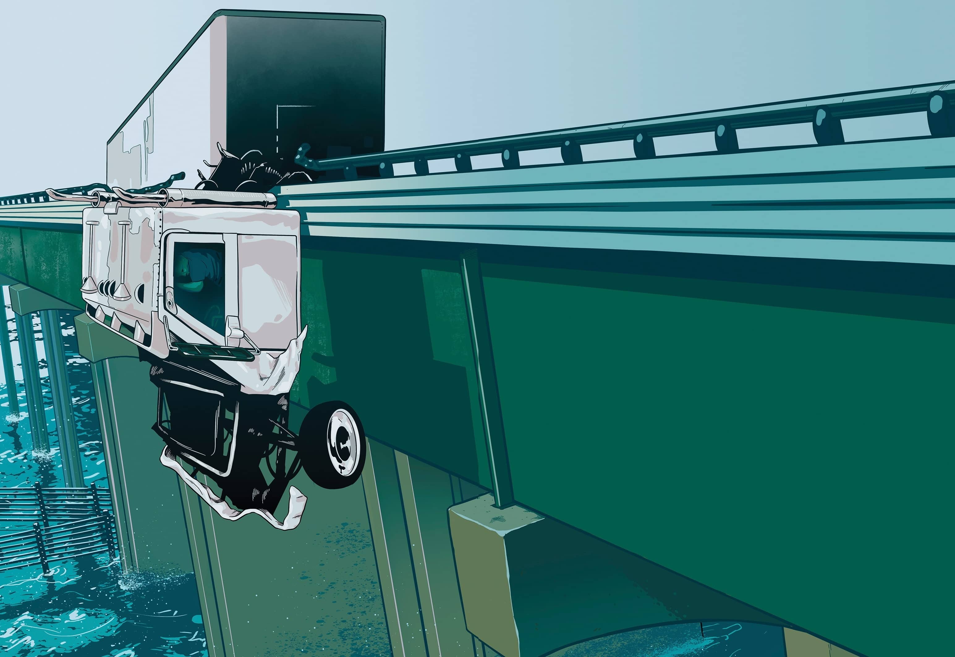 RESCATE EN EL PUENTE