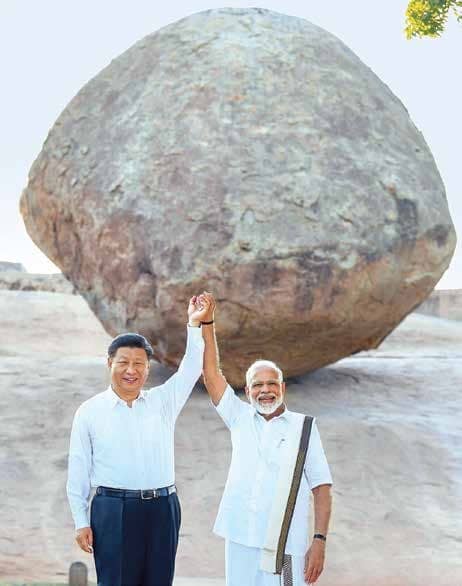 Modi-Xi Bond In Majestic Mamallapuram