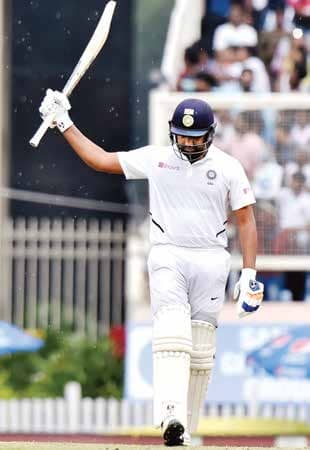 Unstoppable Rohit Powers India to 224/3 on First Day