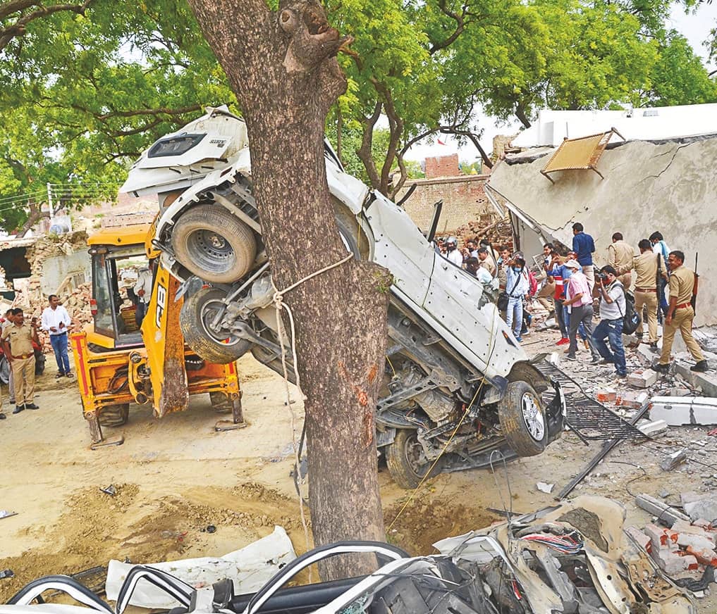 UP Gangster's House Demolished