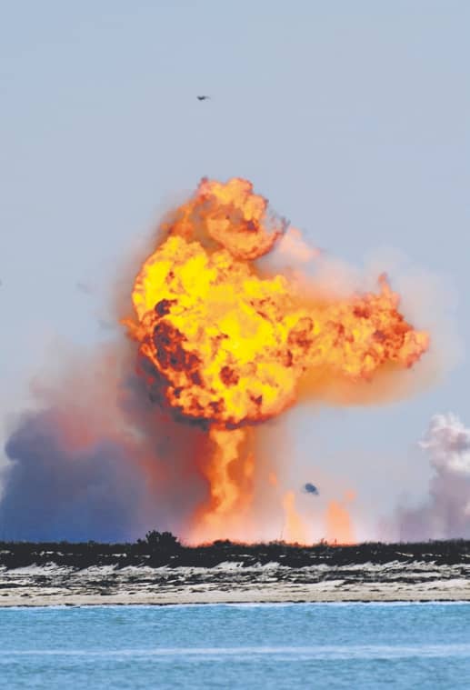 SpaceX rocket in fiery crash, again 