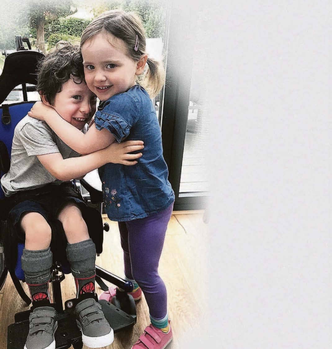 Eva, 3, In Marathon Bid To Help Twin Walk