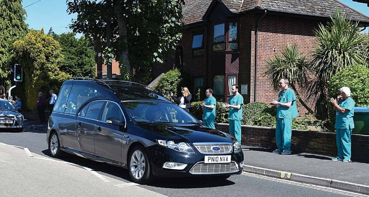 Farewell To Hospital Hero, Medics Join Hundreds In Streets For Salute To Porter