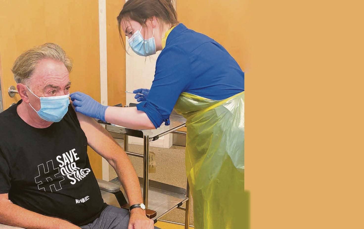 Lloyd Webber joins vaccine trial ‘to get theatres open again'