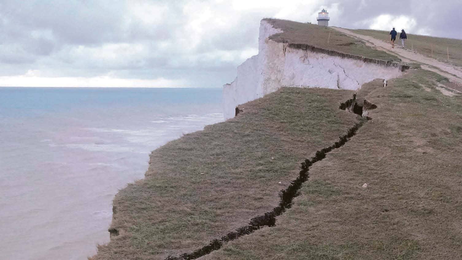 Mind The Gap...Cliff Splits Open