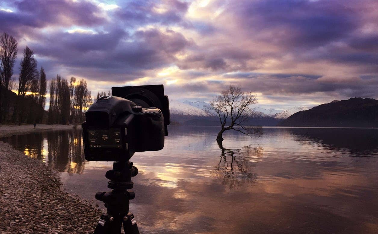 Behind the lens