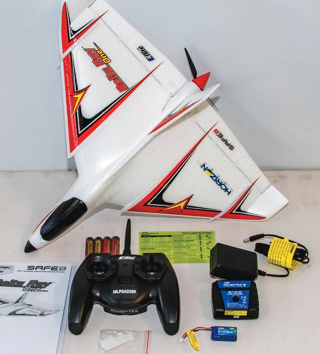 delta ray one rc plane