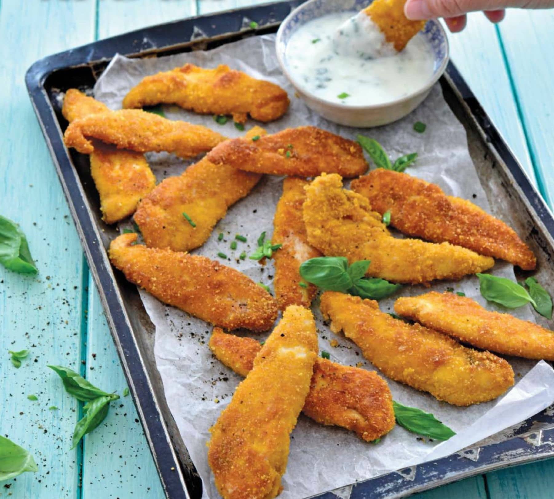 Chicken Tenderloins And Dip