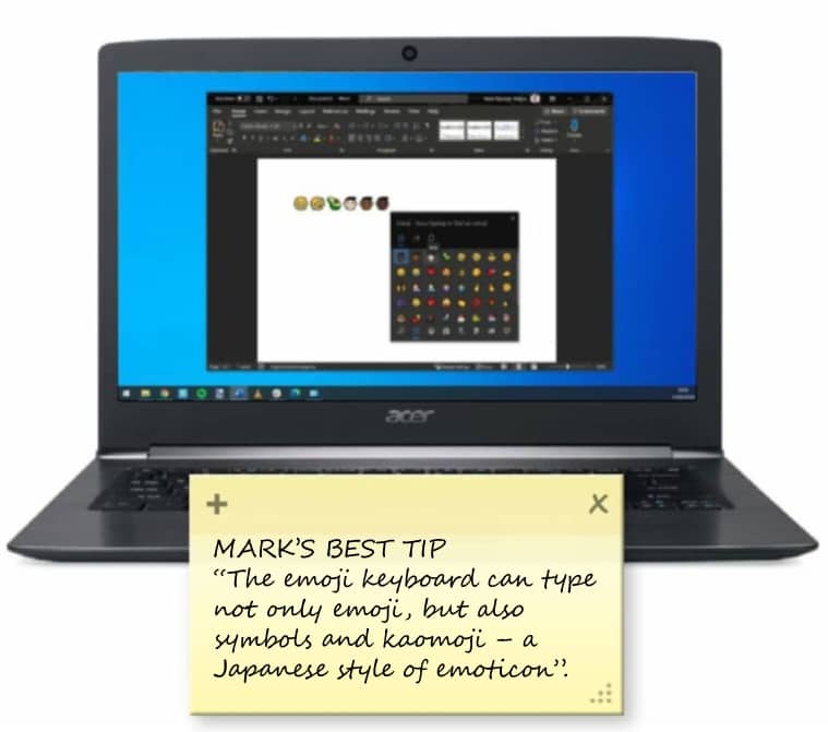 Learn how to&hellip; Use emoji when writing in Windows 10