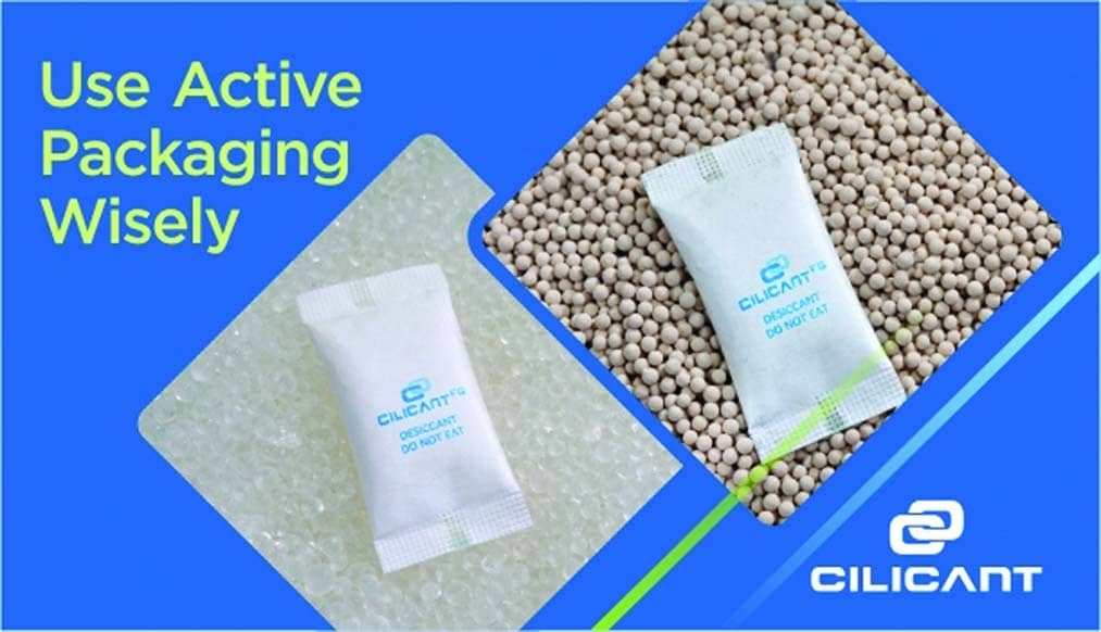 Choosing the right type of desiccant is quintessential for your product's shelf life 