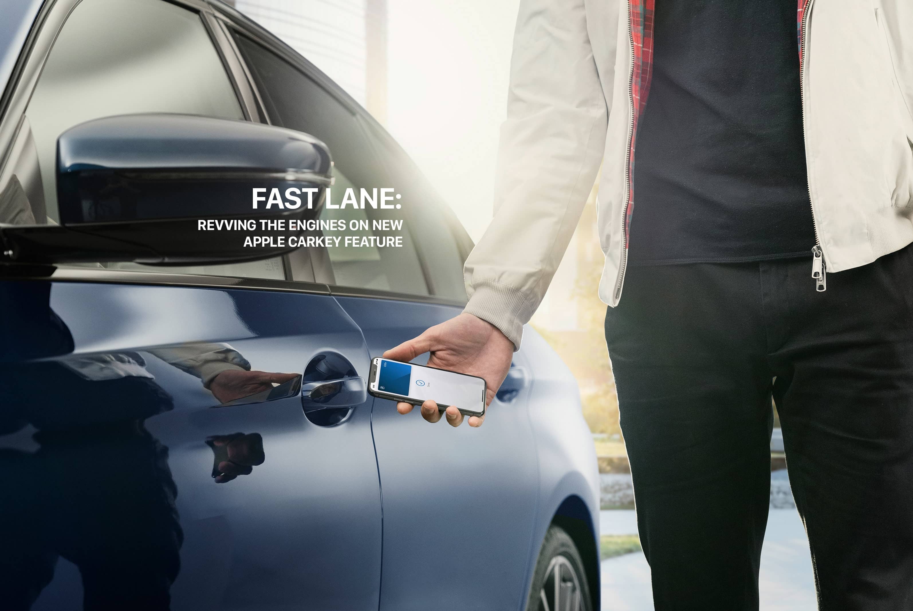 FAST LANE: REVVING THE ENGINES ON NEW APPLE CARKEY FEATURE