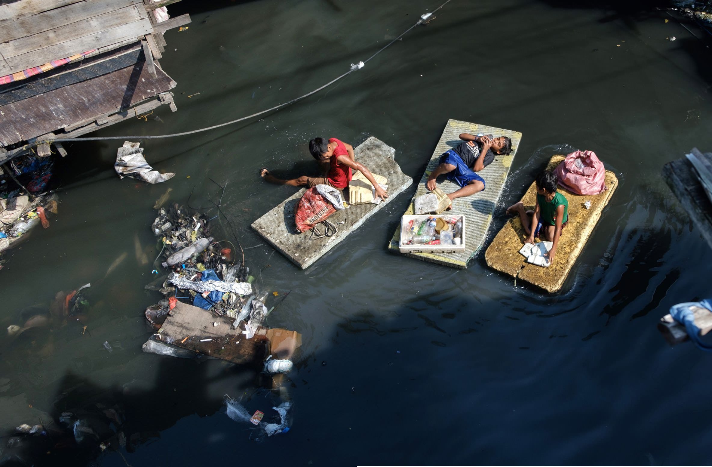 They Call It Happyland...Living off the bounties of pollution 