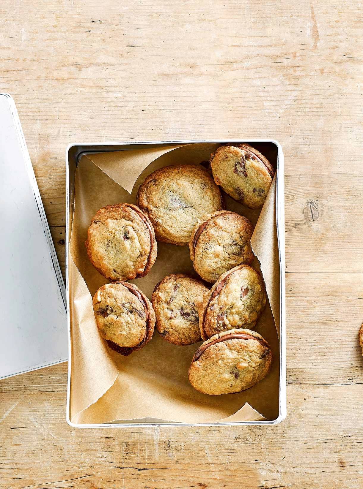 Stuffed Cookie Sandwiches